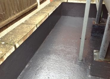 Diesel bund completed epoxy lining